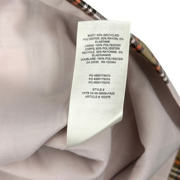 NWT SUNDAY BEST Aritzia Shimmer Plaid Mini Dress Sz 4 Bernice - Picture 5 of 7